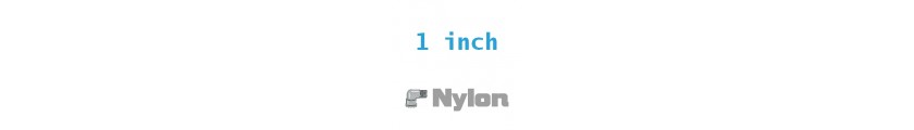 Nylon 1 inch Fittings